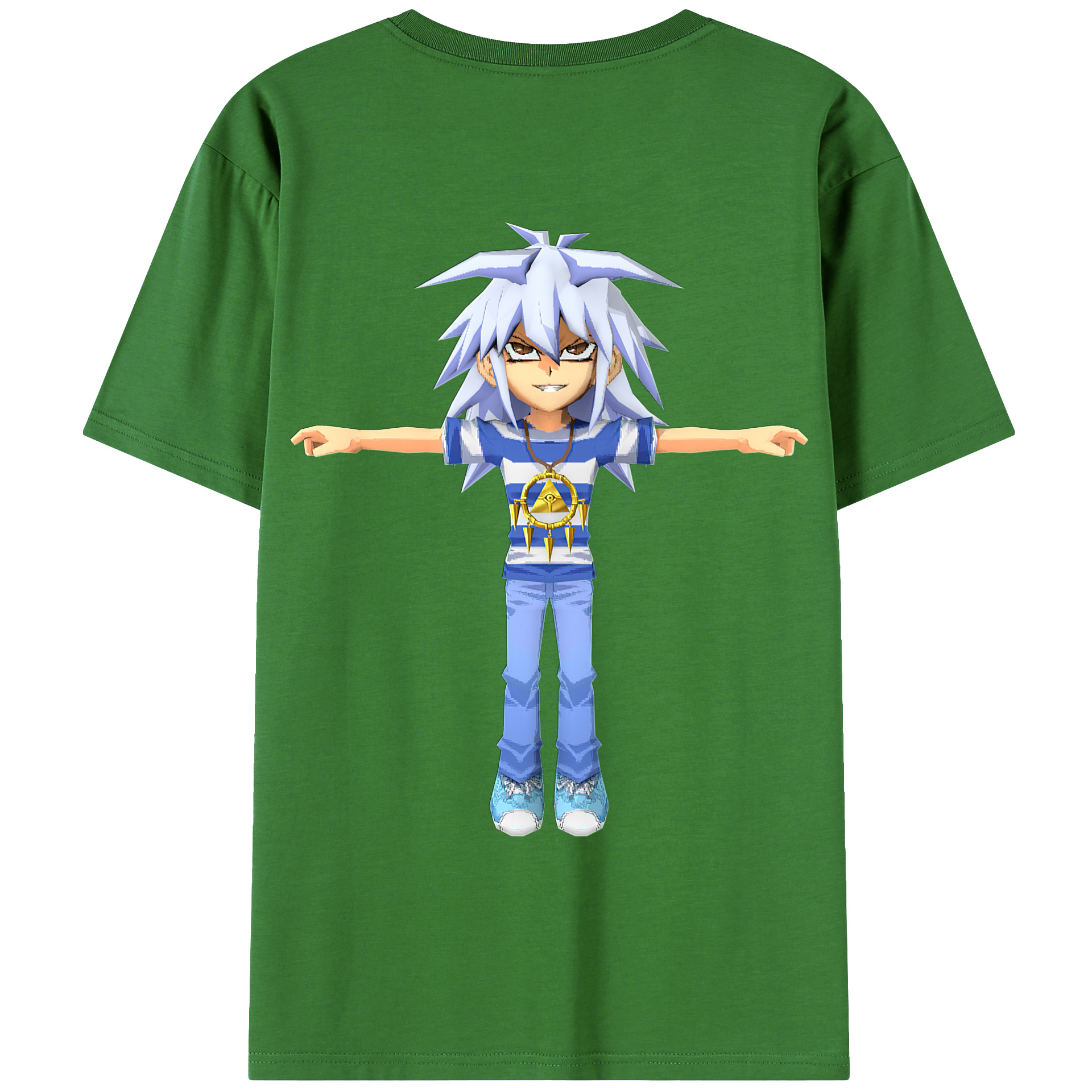 （画像用） 遊☆戯☆王 Yu-Gi-Oh! レディース半袖Tシャツ(バックプリント)